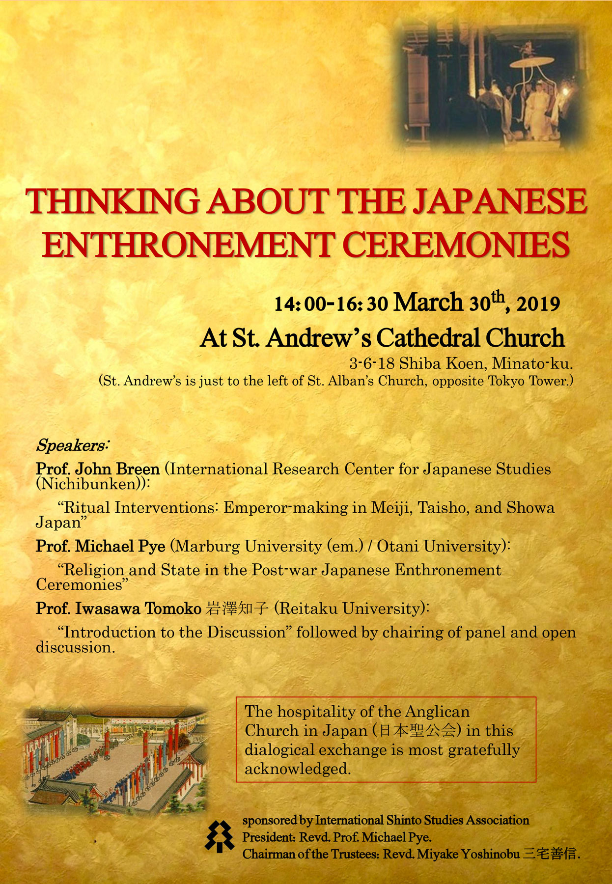 THINKING ABOUT THE JAPANESE ENTHRONEMENT CEREMONIES